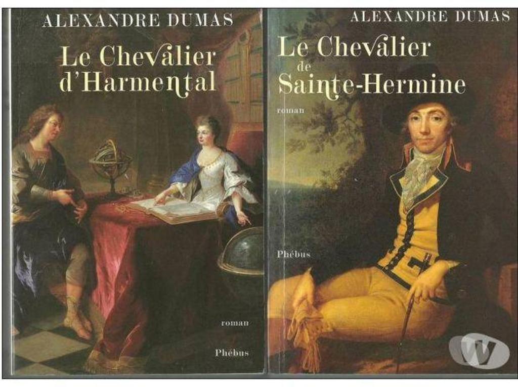 Livres occasion Tarn-et-Garonne Montauban - 82000 - Photos Vivastreet Alexandre DUMAS Le chevalier de Sainte Hermine et le chevali