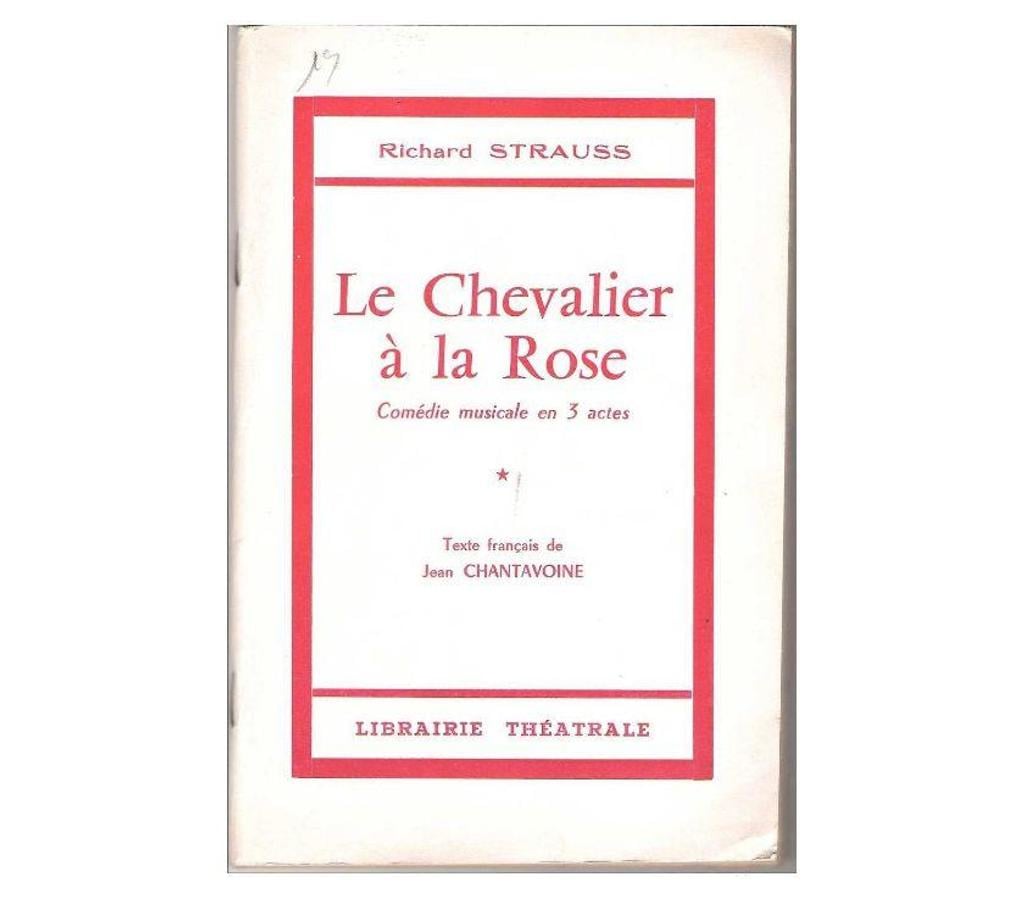 Livres occasion Tarn-et-Garonne Montauban - 82000 - Photos Vivastreet Richard STRAUSS le Chevalier à la rose