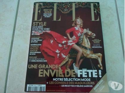 Livres occasion Ardoix Ardèche - Photos Vivastreet Magazine Elle N° 3652- Hebdomadaire 19/12/15