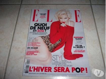 Livres occasion Ardoix Ardèche - Photos Vivastreet Magazine Elle N° 3654- Hebdomadaire 31/12/15