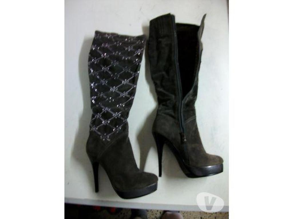 Chaussures Bas-Rhin Bouxwiller - 67330 - Photos Vivastreet Bottes à talons 13 cm Gris Brillants pt 39-neuves