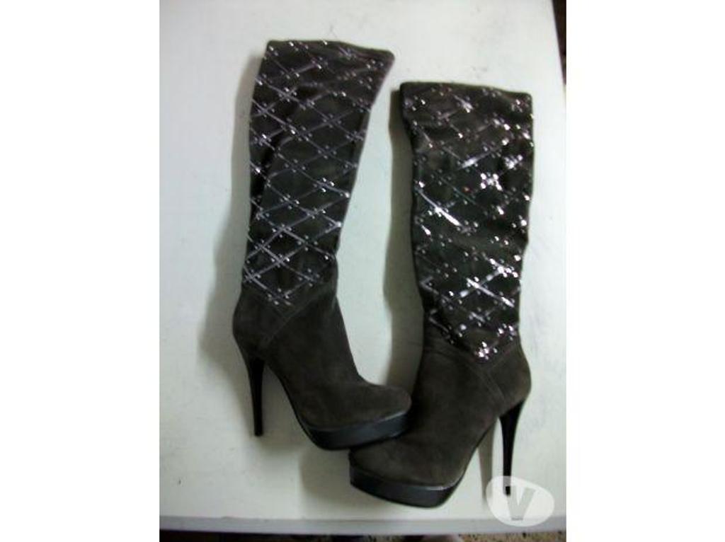 Chaussures Bas-Rhin Bouxwiller - 67330 - Photos Vivastreet Bottes à talons 13 cm Gris Brillants pt 39-neuves
