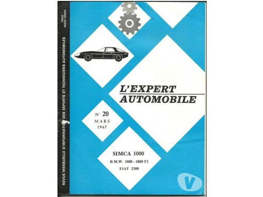 Livres occasion Tarn-et-Garonne Montauban - 82000 - Photos Vivastreet L'expert automobile n° 20 SIMCA 1000 - B.M.X. 1800 et 1800 T