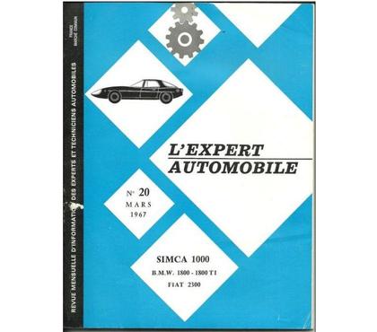 Livres occasion Montauban Tarn-et-Garonne - Photos Vivastreet L'expert automobile n° 20 SIMCA 1000 - B.M.X. 1800 et 1800 T