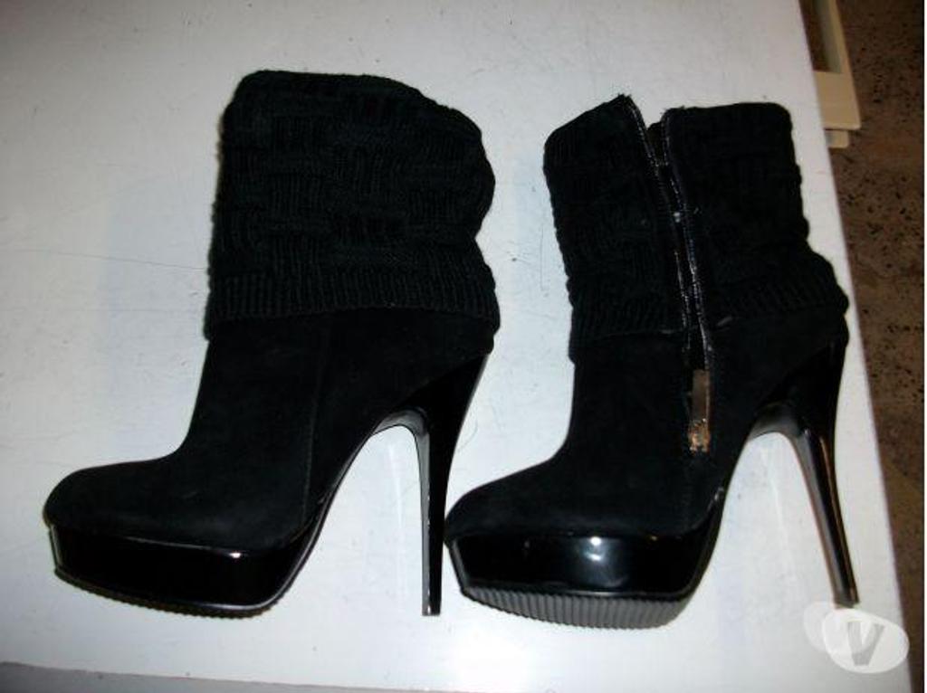 Chaussures Bas-Rhin Bouxwiller - 67330 - Photos Vivastreet Bottines tige tricot Noir talons 13 cm pt 39 -neuves