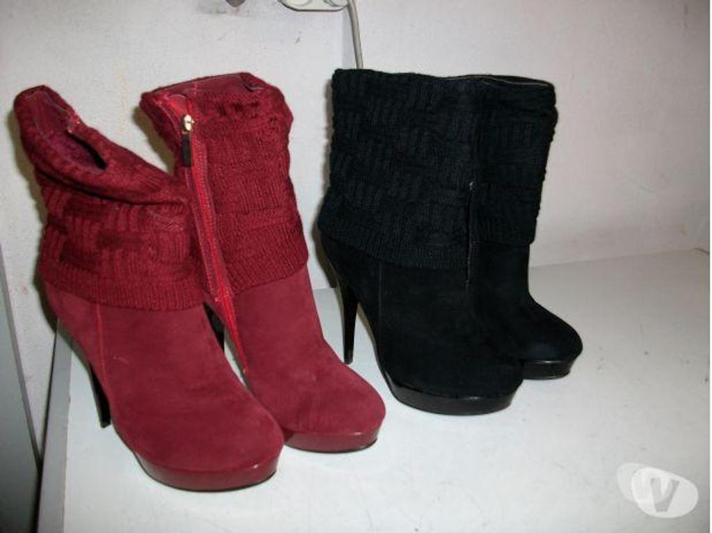 Chaussures Bas-Rhin Bouxwiller - 67330 - Photos Vivastreet Bottines Bordeaux tige tricot à talons 13 cm pt 39 -neuves