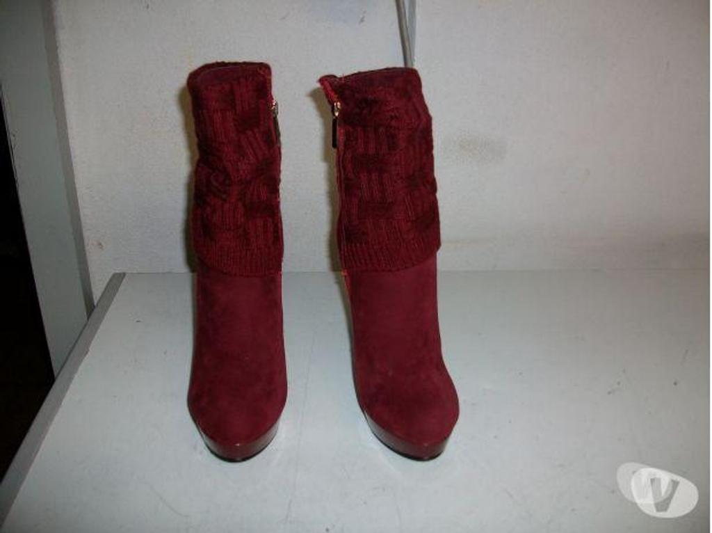 Chaussures Bas-Rhin Bouxwiller - 67330 - Photos Vivastreet Bottines Bordeaux tige tricot à talons 13 cm pt 39 -neuves