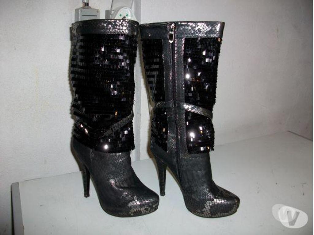 Chaussures Bas-Rhin Bouxwiller - 67330 - Photos Vivastreet Bottes Noir sequins brillants à talons 13 cm pt 39-neuves