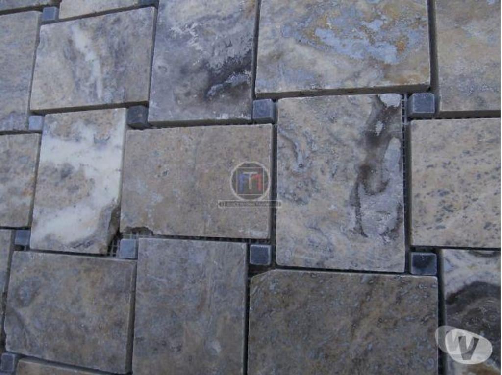  Bouches-du-Rhône Lancon Provence - 13680 - Photos Vivastreet Travertin Mosaïque Gris Adoucie 4,8 x 7,5 cm à 7€ HT pièce 