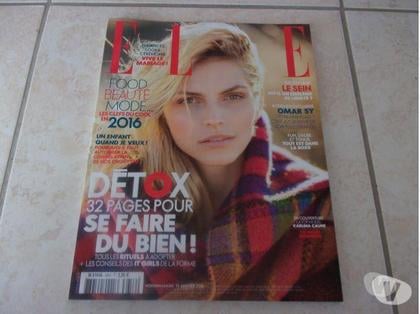 Livres occasion Ardoix Ardèche - Photos Vivastreet Magazine Elle N° 3656- Hebdomadaire 15/01/16