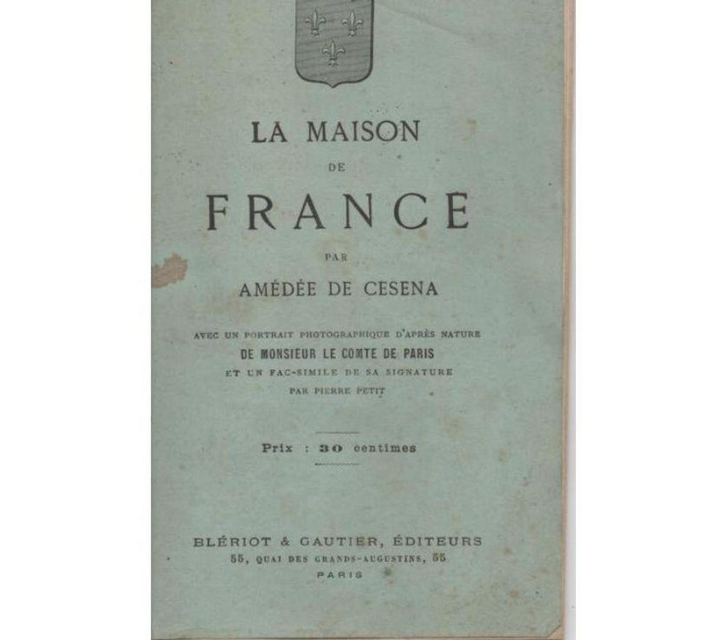 Livres occasion Tarn-et-Garonne Montauban - 82000 - Photos Vivastreet LA MAISON DE FRANCE par Amédée de CESENA