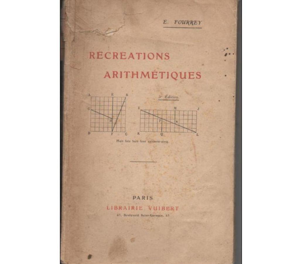 Livres occasion Tarn-et-Garonne Montauban - 82000 - Photos Vivastreet E. FOURREY Récréations arithmétiques - 5e édition