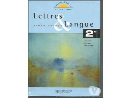 Livres occasion Montauban Tarn-et-Garonne - Photos Vivastreet LETTRES et LANGUE 2e, livre unique - livre scolaire