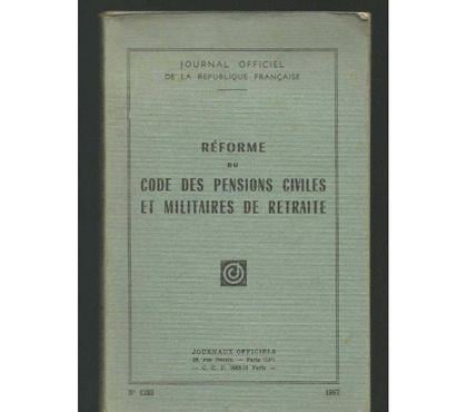 Livres occasion Montauban Tarn-et-Garonne - Photos Vivastreet Journal Officiel 1967 n° 1293 - REFORME DU CODE DES PENSIONS