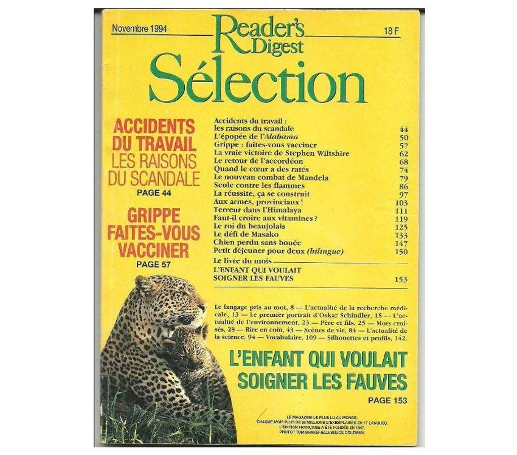 Livres occasion Tarn-et-Garonne Montauban - 82000 - Photos Vivastreet READER´S DIGEST Sélection - Novembre 1994