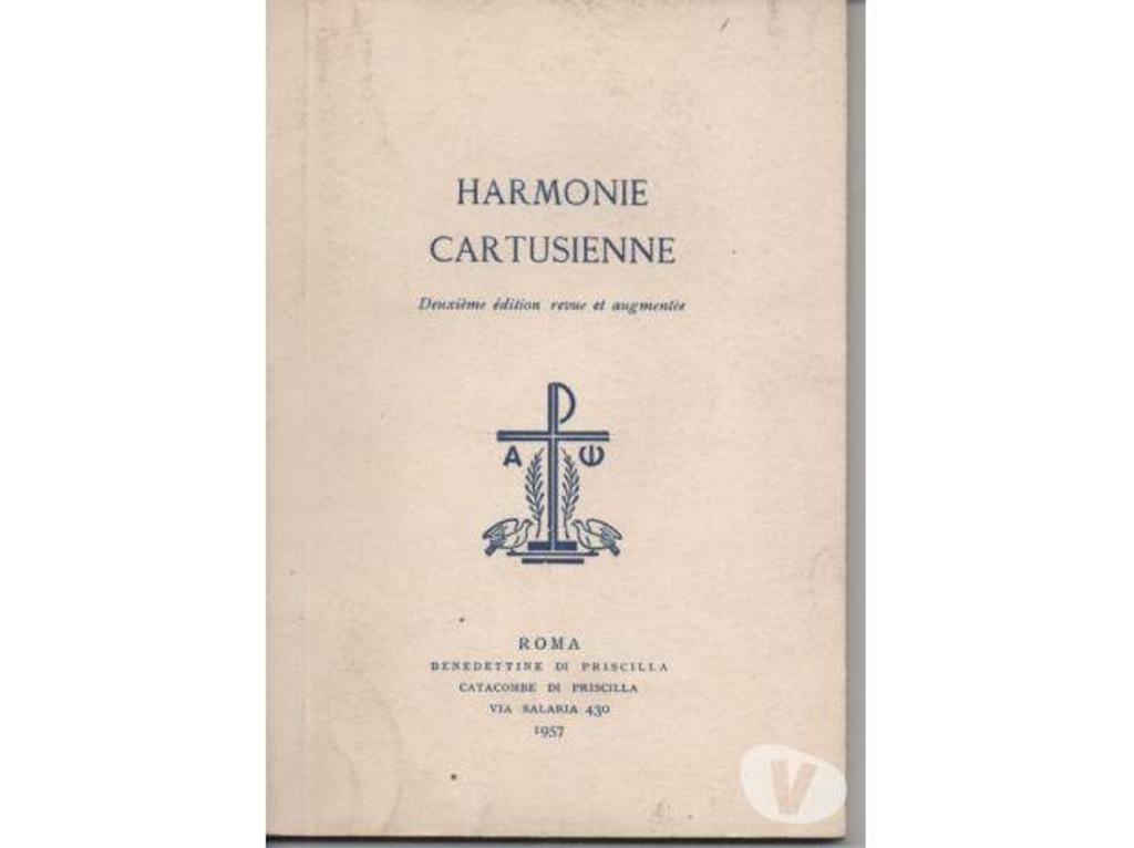 Livres occasion Tarn-et-Garonne Montauban - 82000 - Photos Vivastreet HARMONIE CARTUSIENNE 2e édition