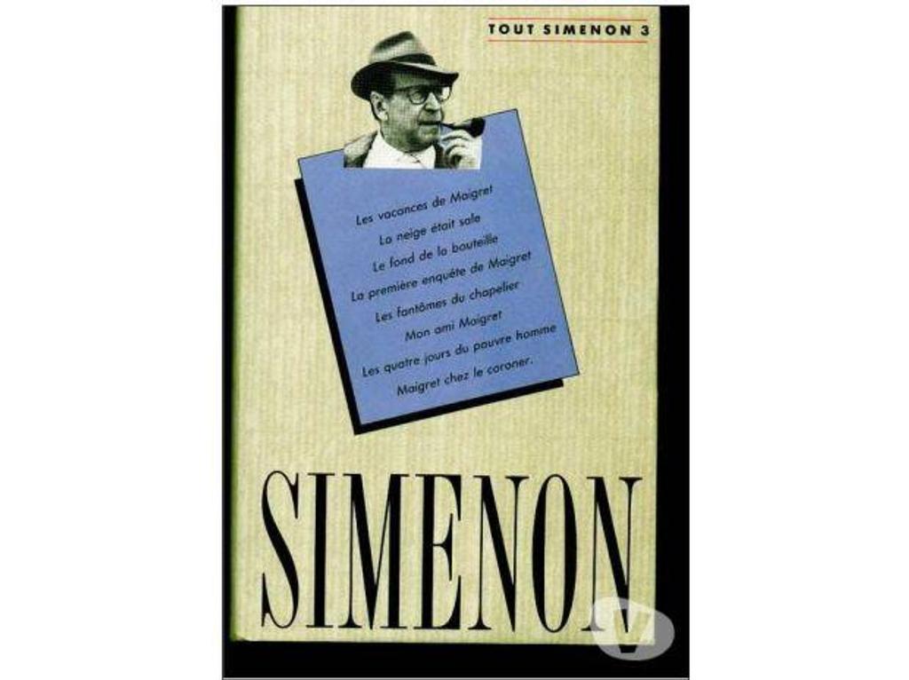 Livres occasion Tarn-et-Garonne Montauban - 82000 - Photos Vivastreet SIMENON Tome 3 Edition Club France Loisirs 1990