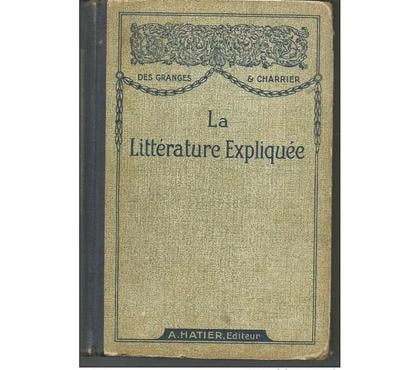 Livres Montauban Tarn-et-Garonne - Photos Vivastreet DES GRANGES et CHARRIER LA LITTERATURE EXPLIQUEE : notions d