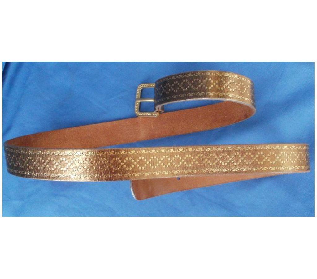 Accessoires - Bagagerie Tarn-et-Garonne Montauban - 82000 - Photos Vivastreet Ceinture dorée croute de cuir 85 cm
