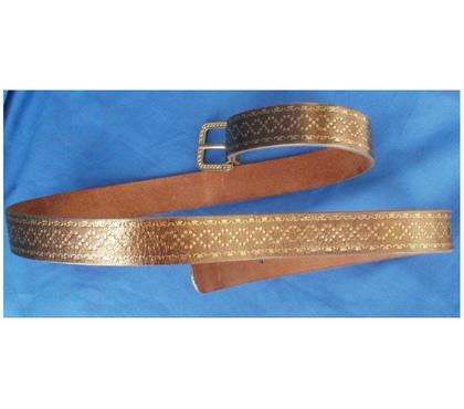 Accessoires & Bagagerie Montauban Tarn-et-Garonne - Photos Vivastreet Ceinture dorée croute de cuir 85 cm