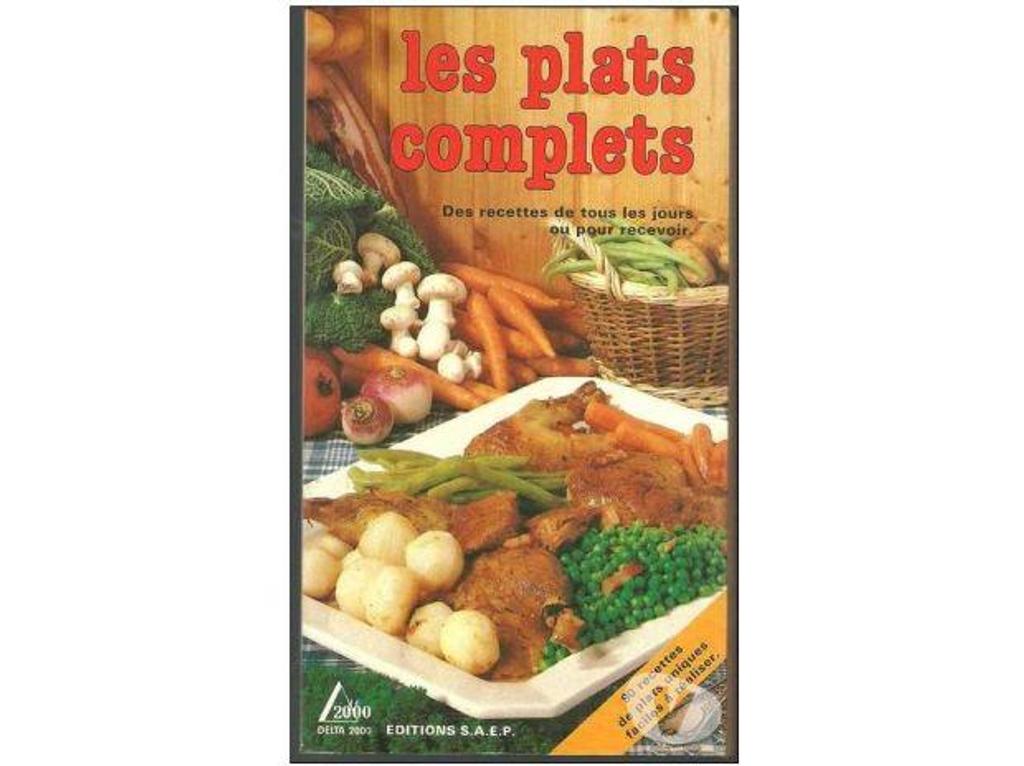 Livres occasion Tarn-et-Garonne Montauban - 82000 - Photos Vivastreet LES PLATS COMPLETS par Lisette SPADONE 90 recettes