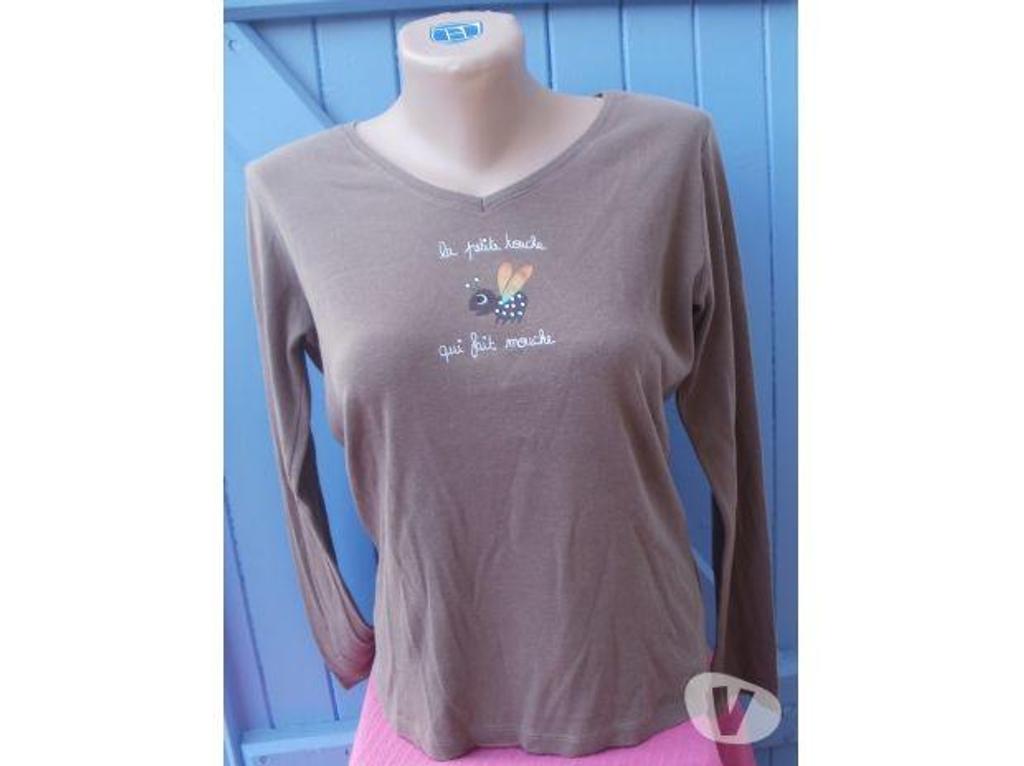 Vêtements occasion Tarn-et-Garonne Montauban - 82000 - Photos Vivastreet T Shirt manches longues Taille 3 CACHE CACHE
