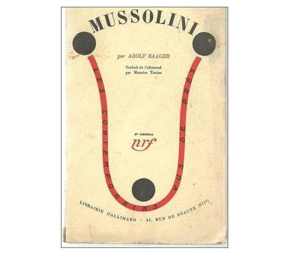 Livres occasion Montauban Tarn-et-Garonne - Photos Vivastreet Adolf SAAGER MUSSOLINI du rebelle au despote