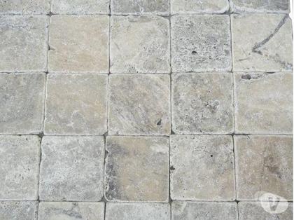 Bricolage - Jardin - Outillage Forcalqueiret Var - Photos Vivastreet Travertin Gris Silver 15 x 15 cm (En Stock)
