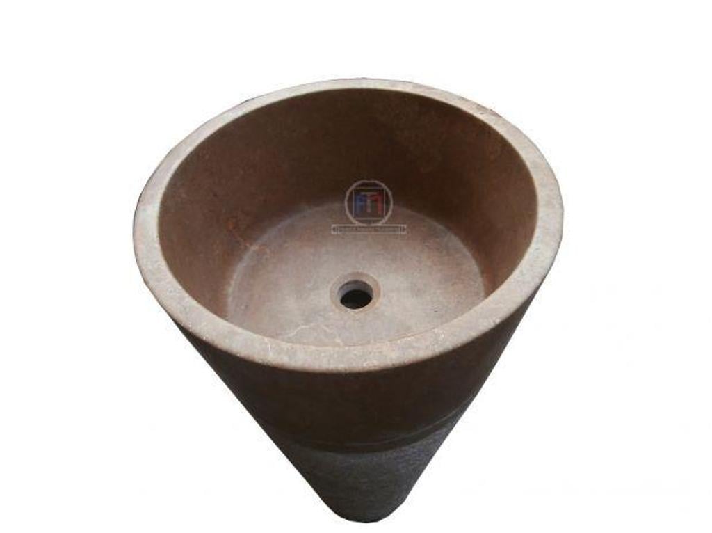 Décoration - art Var Forcalqueiret - 83136 - Photos Vivastreet Travertin Noce Marron Piédestal Vasque Strié (En Stock)