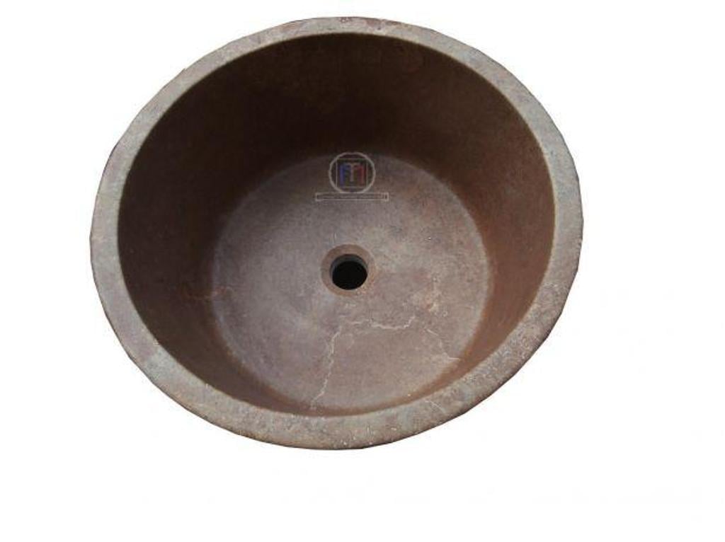 Décoration - art Var Forcalqueiret - 83136 - Photos Vivastreet Travertin Noce Marron Piédestal Vasque Strié (En Stock)