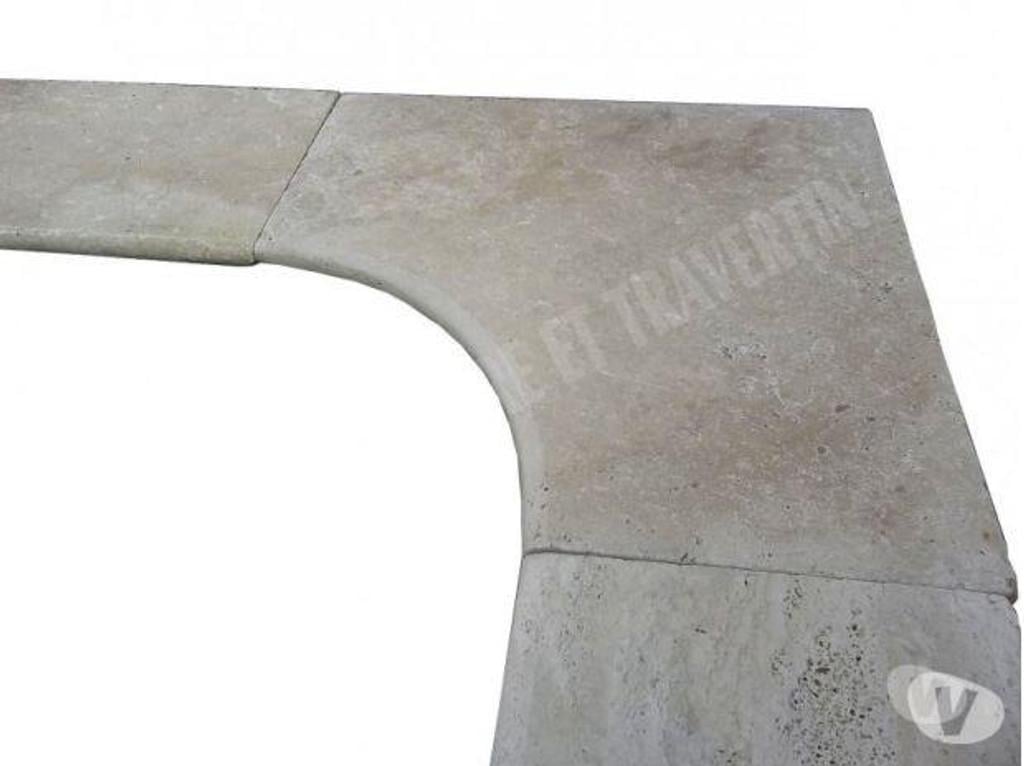 Décoration - art Var Forcalqueiret - 83136 - Photos Vivastreet Travertin Beige Clair Margelle Angle Rentrant (En Stock)