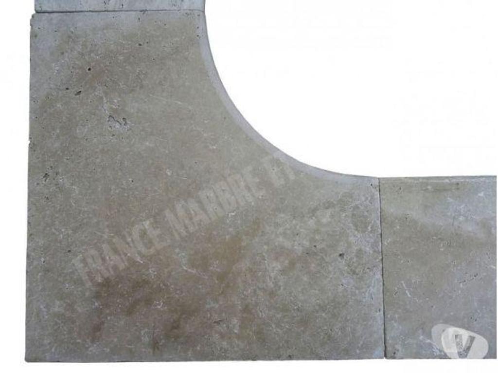 Décoration - art Var Forcalqueiret - 83136 - Photos Vivastreet Travertin Beige Clair Margelle Angle Rentrant (En Stock)