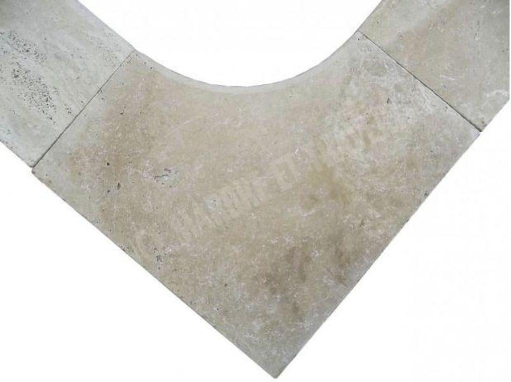 Décoration - art Var Forcalqueiret - 83136 - Photos Vivastreet Travertin Beige Clair Margelle Angle Rentrant (En Stock)