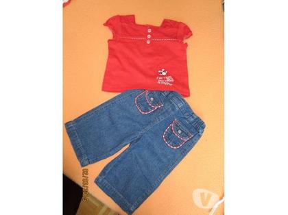 Vêtements bébés Neuf Brisach Haut-Rhin - Photos Vivastreet ensemble tshirt et jean 6 mois KITIWATT