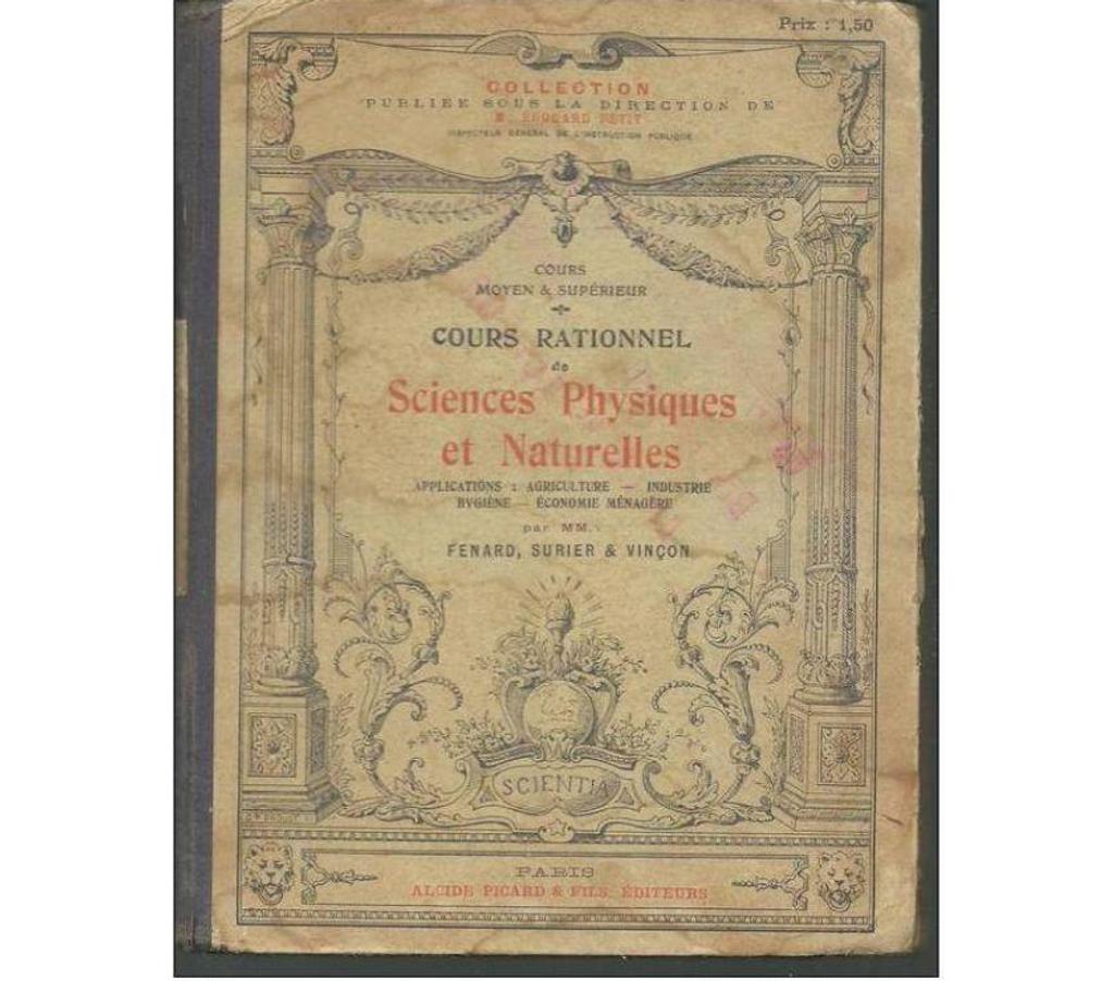 Livres occasion Tarn-et-Garonne Montauban - 82000 - Photos Vivastreet E PETIT COURS RATIONNEL de SCIENCES PHYSIQUES et NATURELLES