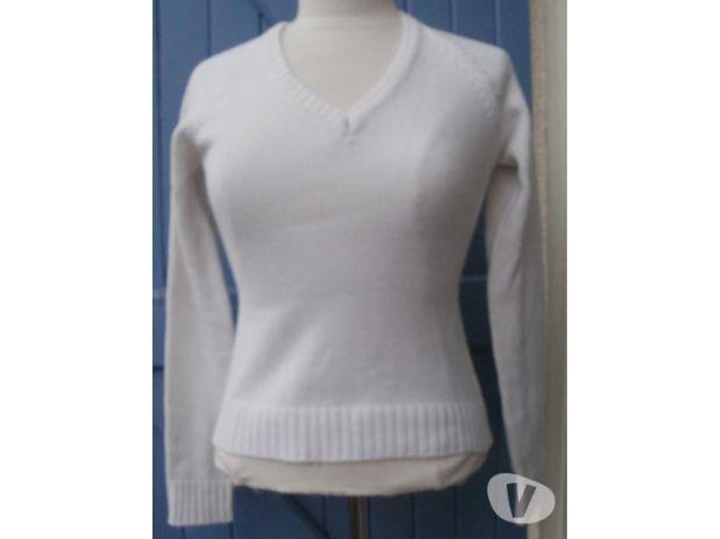 Vêtements occasion Tarn-et-Garonne Montauban - 82000 - Photos Vivastreet Pull blanc, marque JENNYFER Taille S