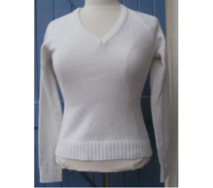 Vêtements occasion Montauban Tarn-et-Garonne - Photos Vivastreet Pull blanc, marque JENNYFER Taille S