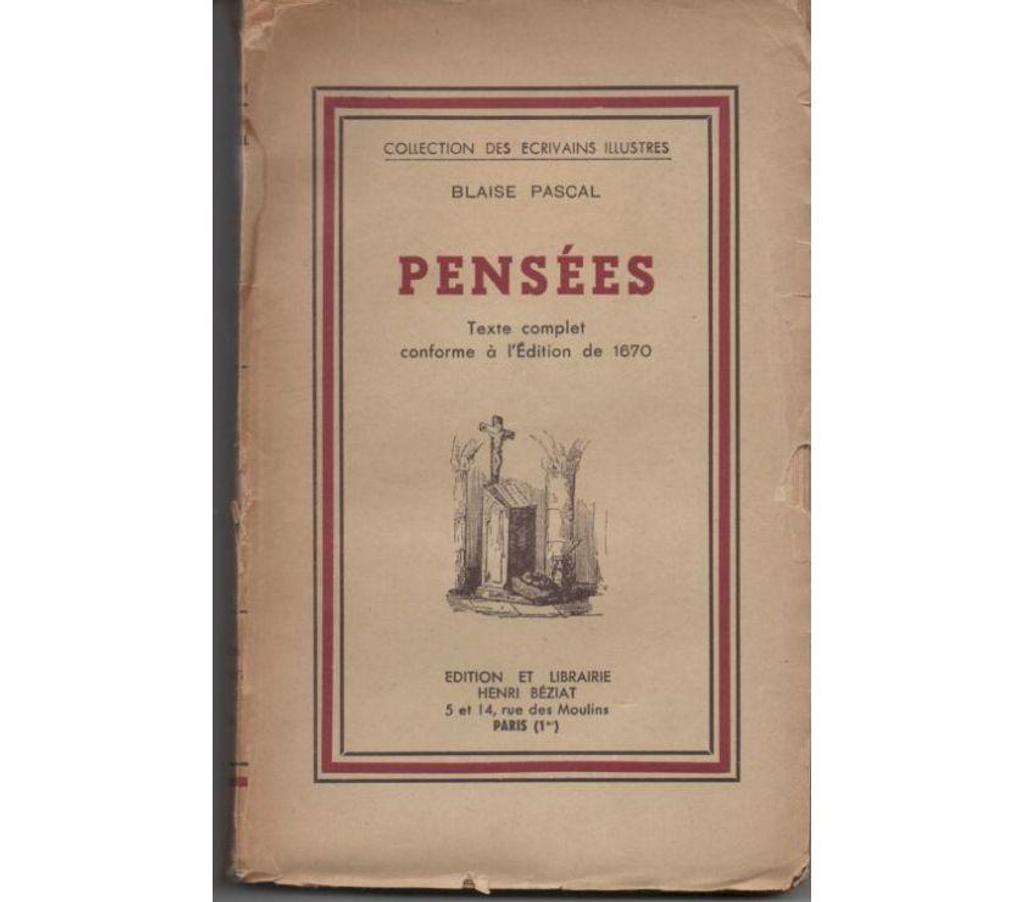 Livres occasion Tarn-et-Garonne Montauban - 82000 - Photos Vivastreet Blaise PASCAL PENSEES Texte complet conforme à l´Edition de