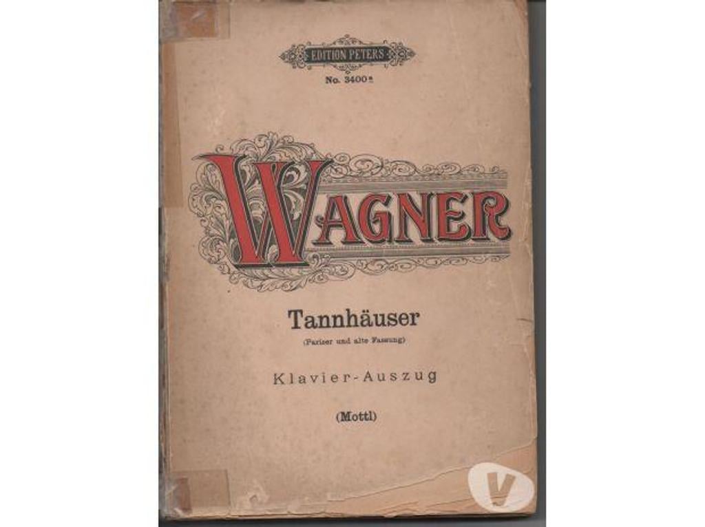 Livres occasion Tarn-et-Garonne Montauban - 82000 - Photos Vivastreet WAGNER TANNHAÜSER Und der Sängerkrieg auf Wartburg