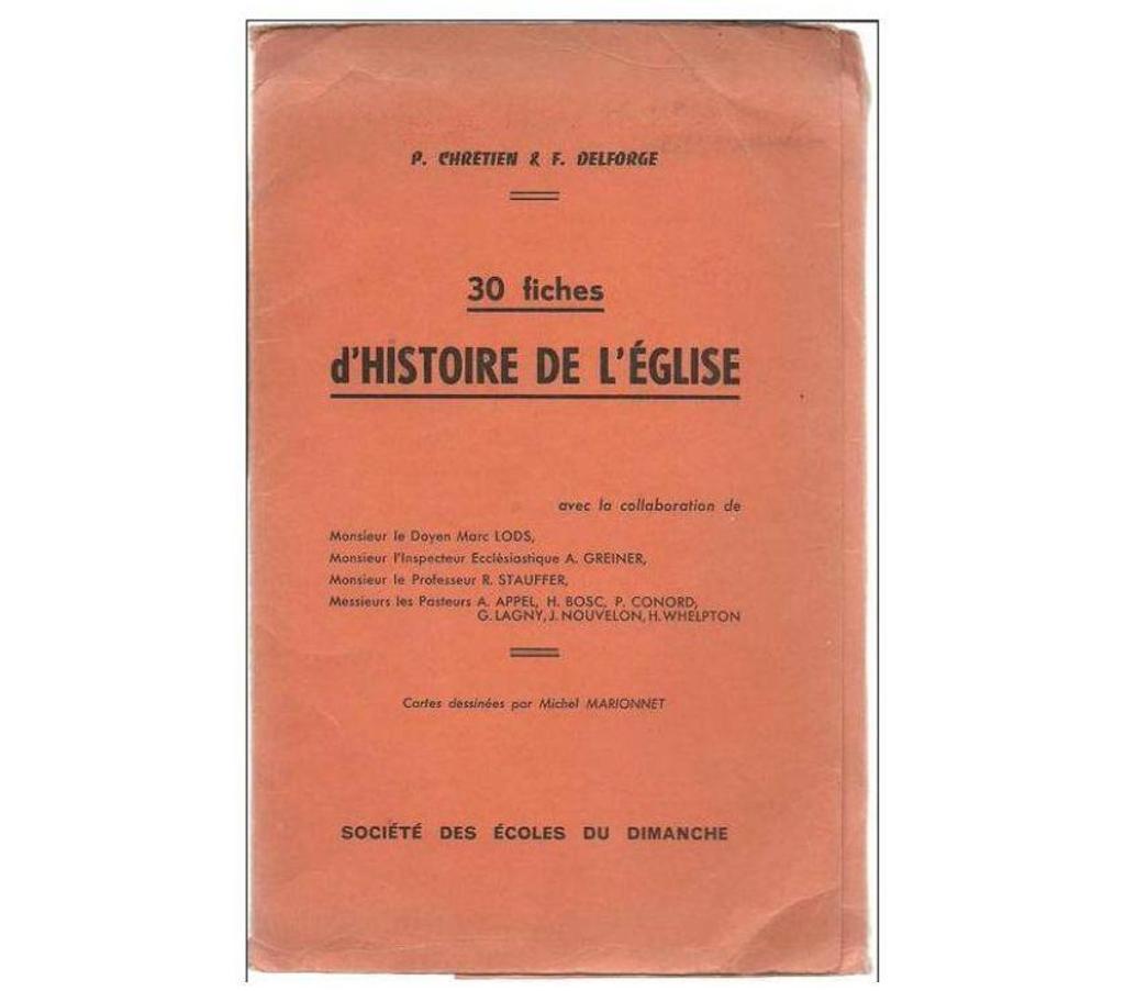 Livres occasion Tarn-et-Garonne Montauban - 82000 - Photos Vivastreet P CHRETIEN et F DELFORGE 30 fiches d´Histoire de l´Eglise -