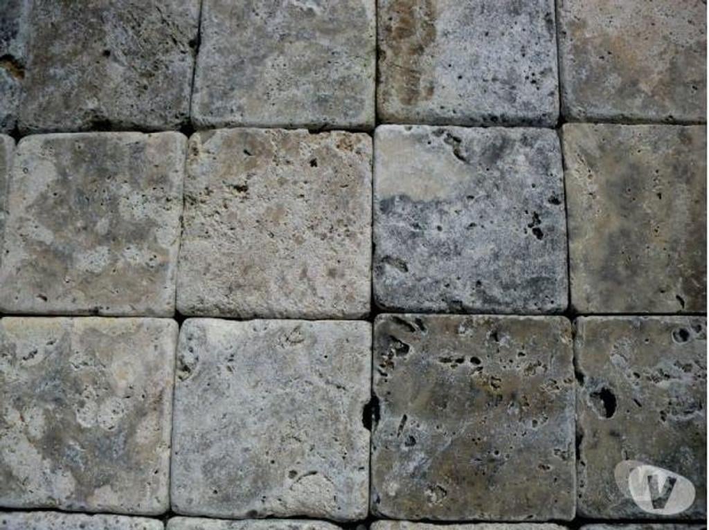 Décoration - art Var Forcalqueiret - 83136 - Photos Vivastreet Travertin Gris Silver 10 x 10 cm (En Stock)