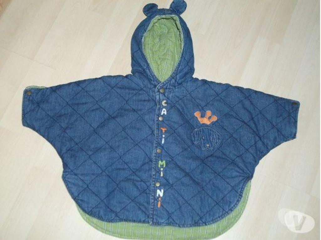 Vêtements bébés Haut-Rhin Neuf Brisach - 68600 - Photos Vivastreet poncho taille 6 (-9) mois BABYMINI par CATIMINI