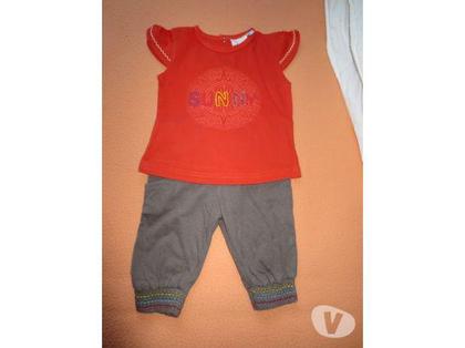 Vêtements bébés Neuf Brisach Haut-Rhin - Photos Vivastreet ensemble Tshirt pantacourt 18-24 mois TRICKY TRACKS