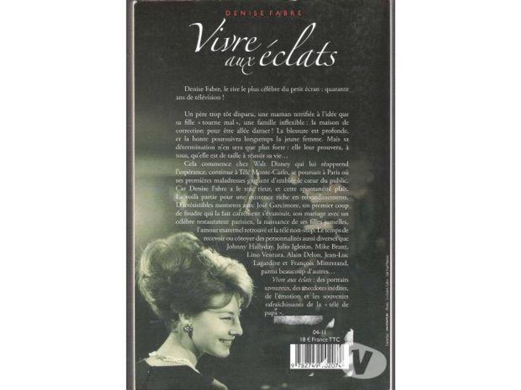 Livres occasion Tarn-et-Garonne Montauban - 82000 - Photos Vivastreet Denise FABRE Vivre aux éclats