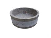  Travertin Gris Silver Vasque Cylindre Model Strié 180€ HT