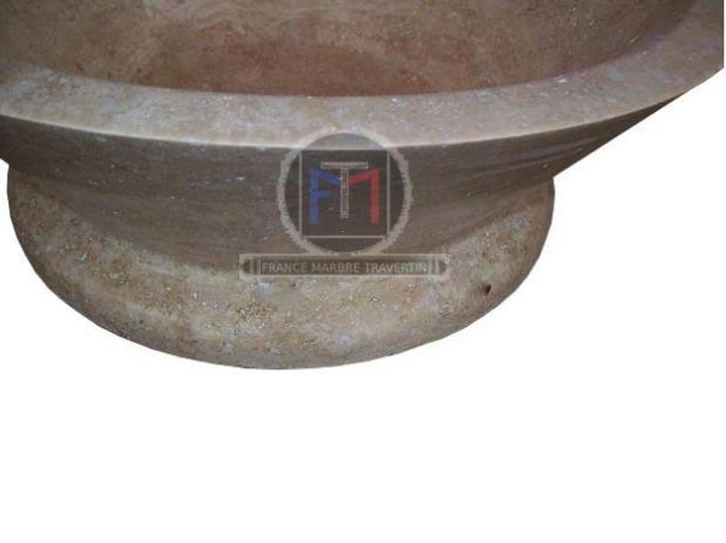 Décoration - art Var Forcalqueiret - 83136 - Photos Vivastreet Travertin Classique Beige Vasque Model Assiette