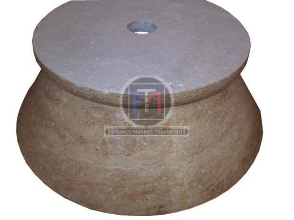 Décoration - art Var Forcalqueiret - 83136 - Photos Vivastreet Travertin Classique Beige Vasque Model Assiette