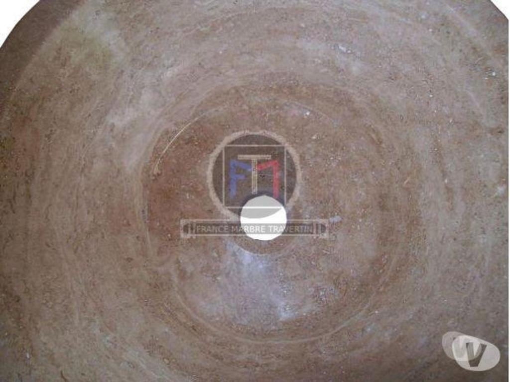 Décoration - art Var Forcalqueiret - 83136 - Photos Vivastreet Travertin Classique Beige Vasque Model Assiette