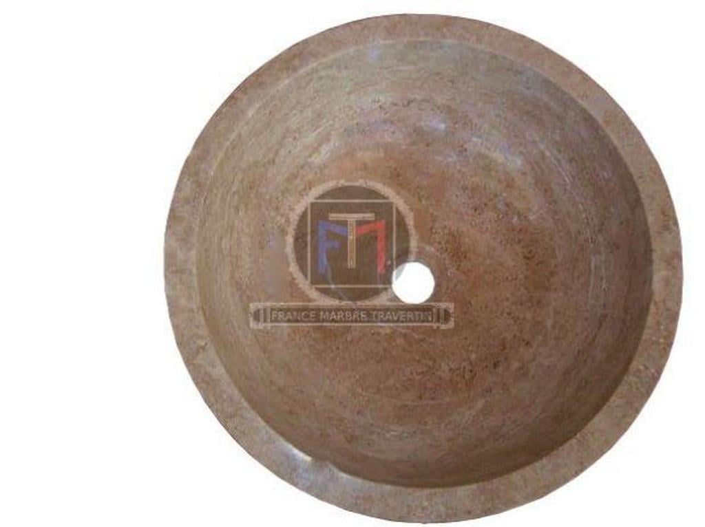 Décoration - art Var Forcalqueiret - 83136 - Photos Vivastreet Travertin Classique Beige Vasque Model Bol