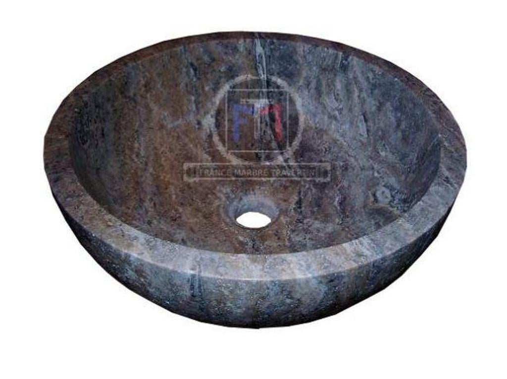 Décoration - art Var Forcalqueiret - 83136 - Photos Vivastreet Travertin Gris Silver Vasque Model Bol 